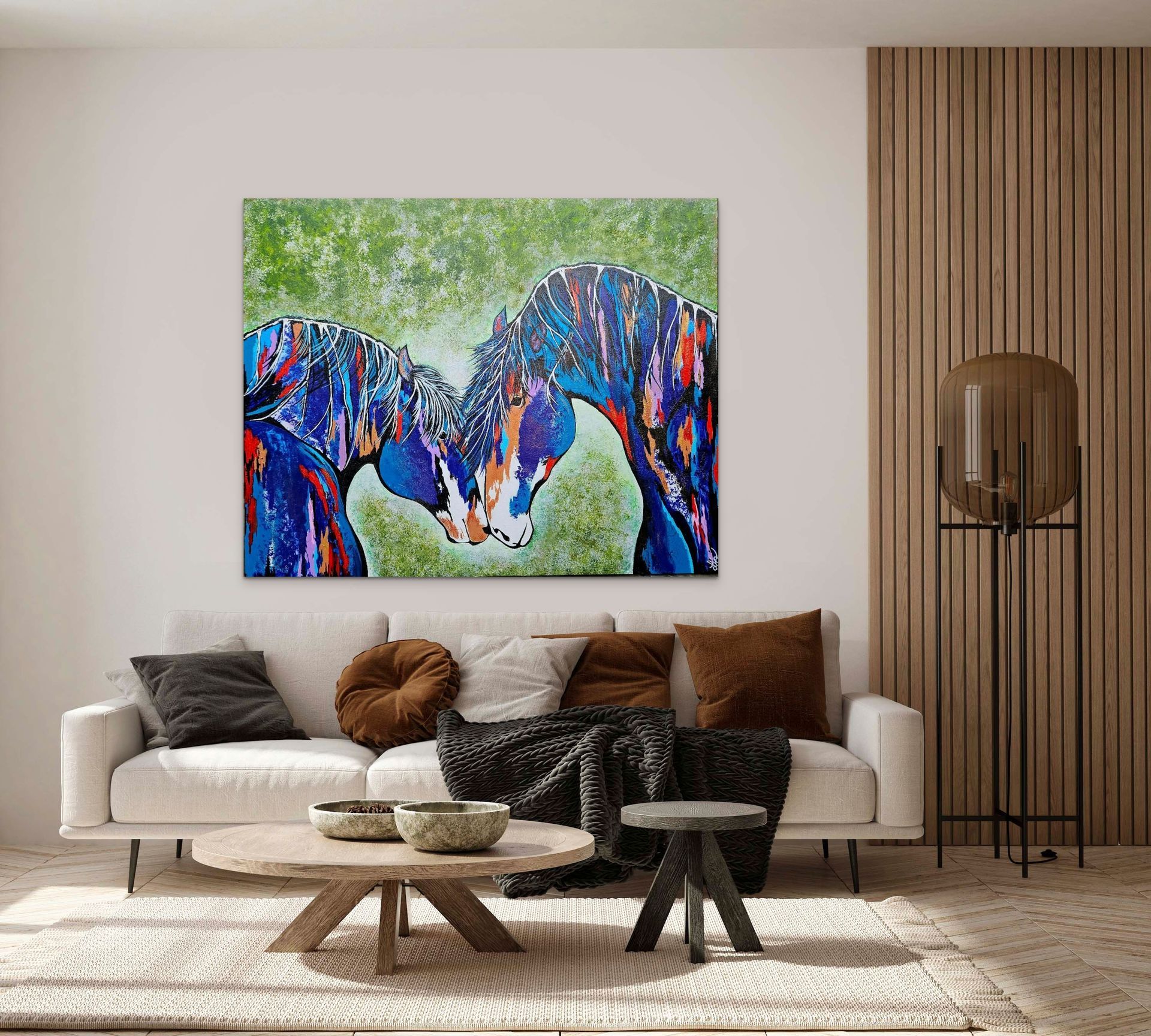 Reunited  Southwest abstract art  SOLD