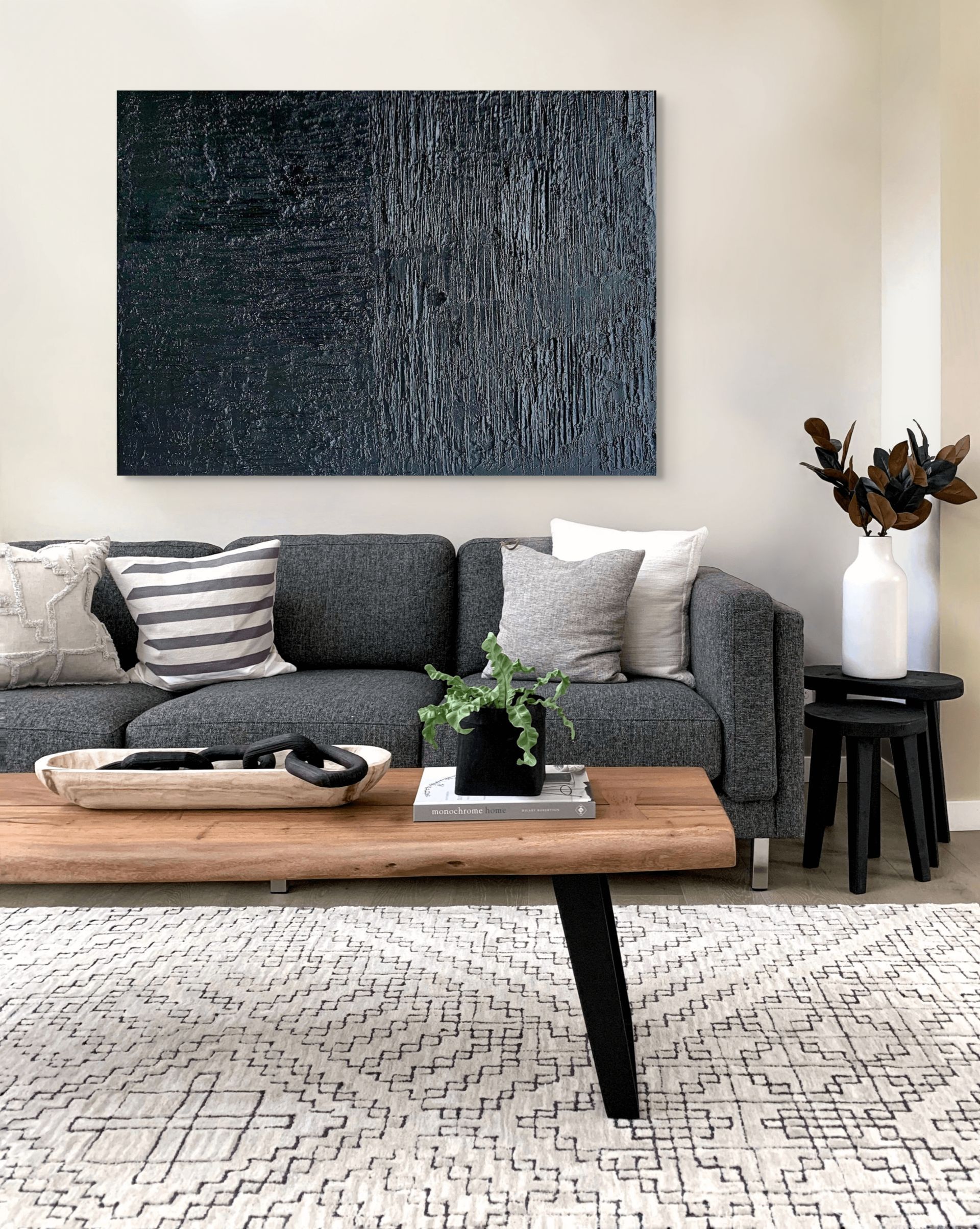Onyx Lines abstract art
