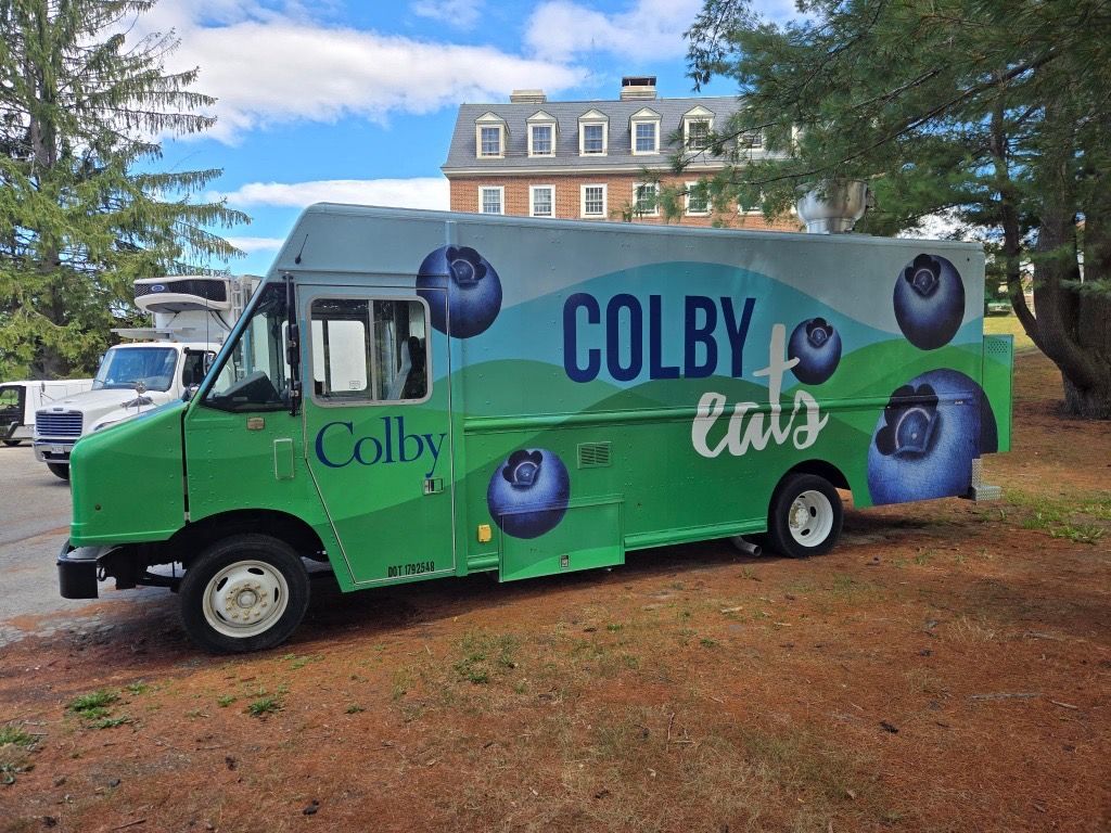 Green food truck, 