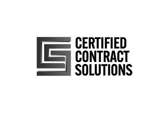 Logo for Certified Contract Solutions featuring a stylized 