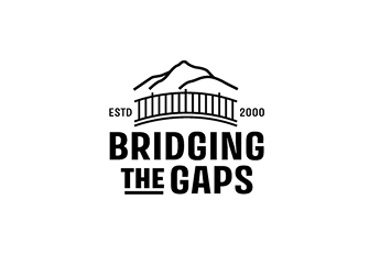 Logo featuring a mountain outline above a bridge, with the text 