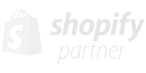 Shopify Partner logo featuring the shopping bag icon and the text 