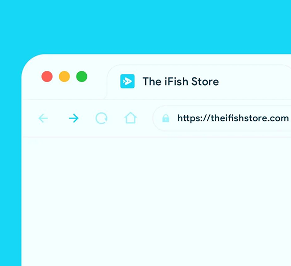A web browser window for