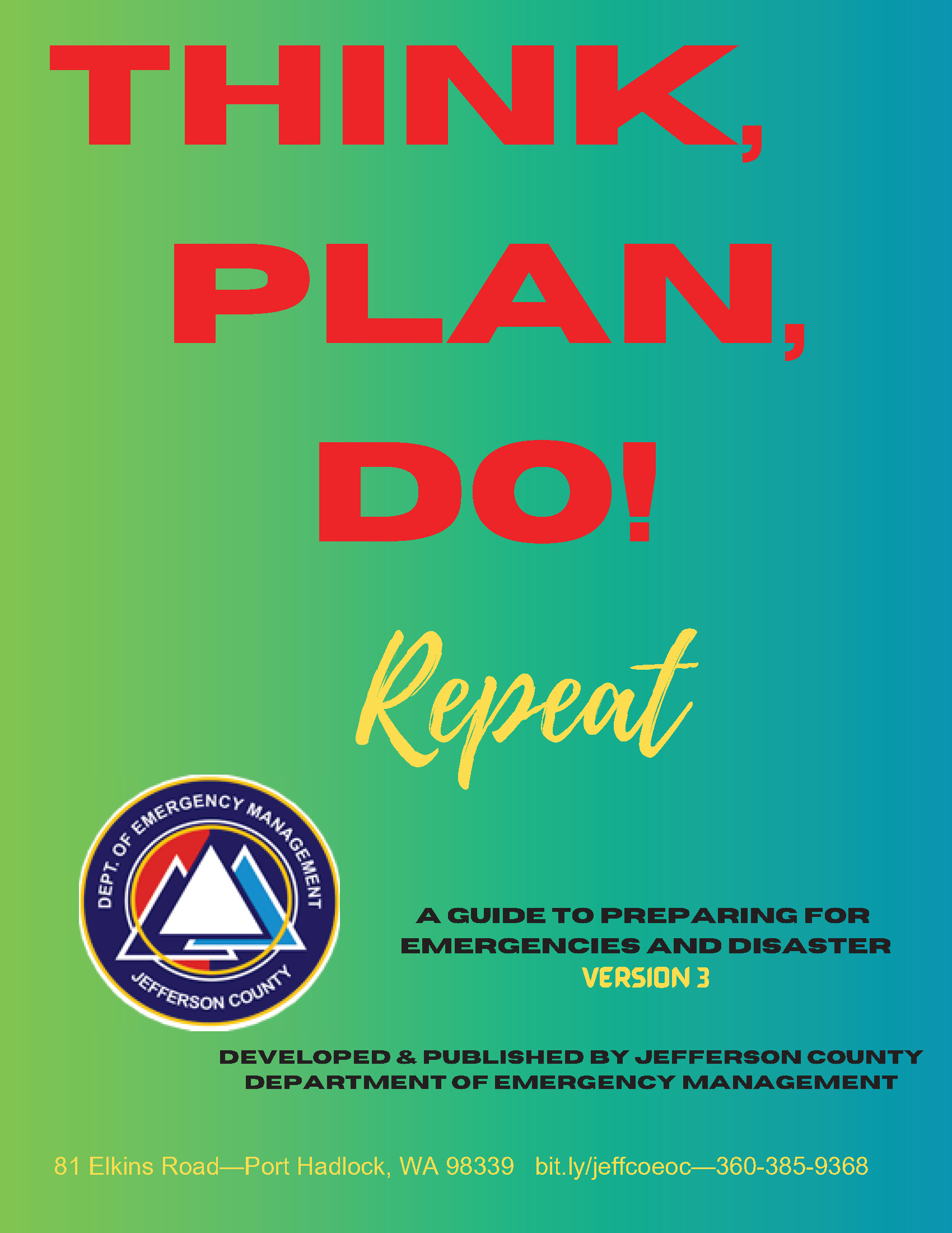 A Guide to Preparing for Emergencies and Disaster A Guide to Preparing for Emergencies and Disaster