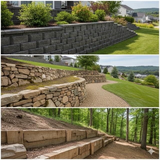 Block vs Stone vs Timber: Which Retaining Wall Works Best