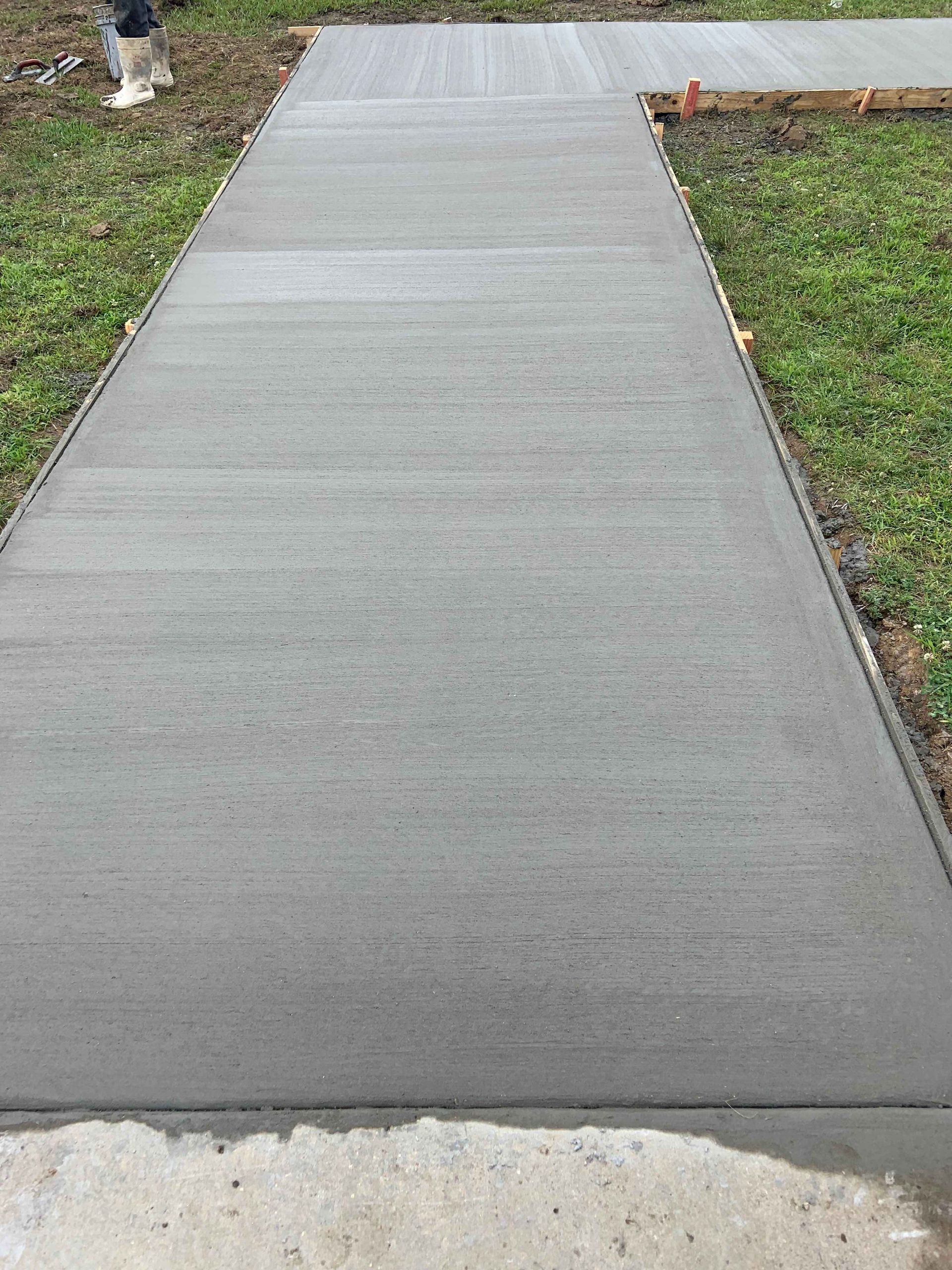 concrete walkway