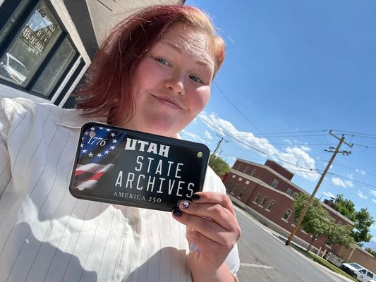 Portrait of Vienna Lewis, Assistant Archivist at Sevier County Archives and Heritage Services