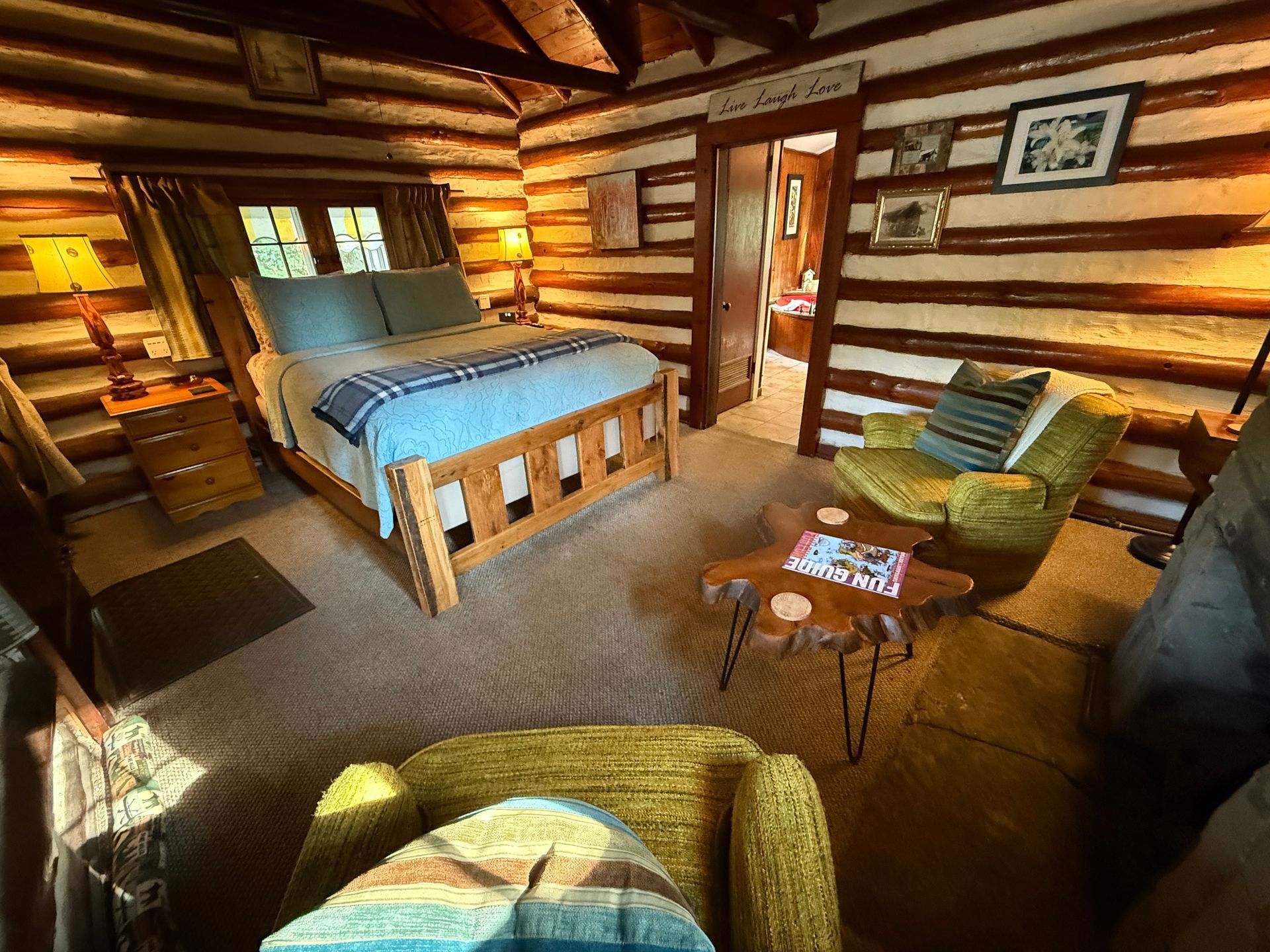 #4 The Log Cabin Interior View