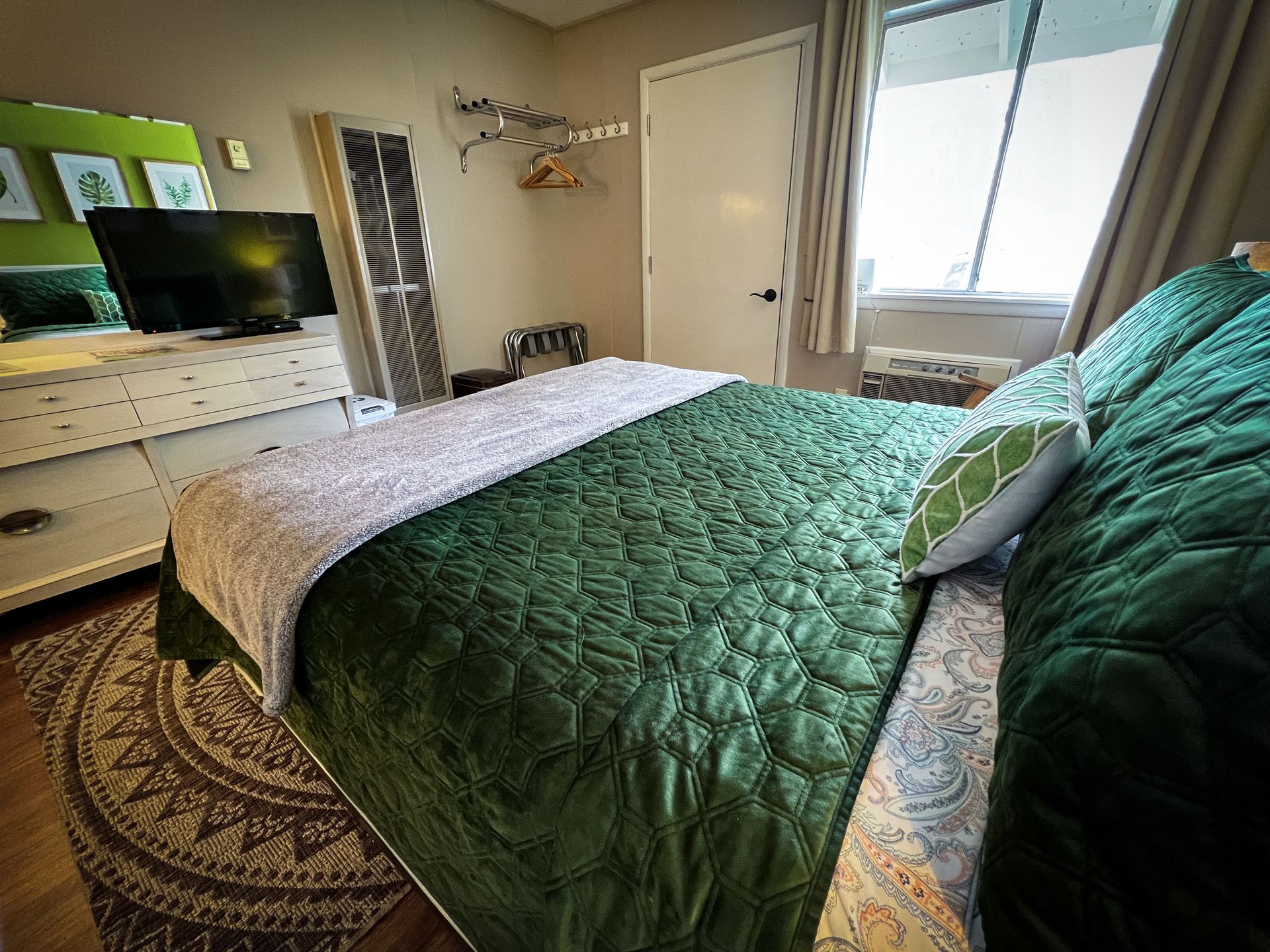 Interior of #10 Single Guest Room – The Jungle Room