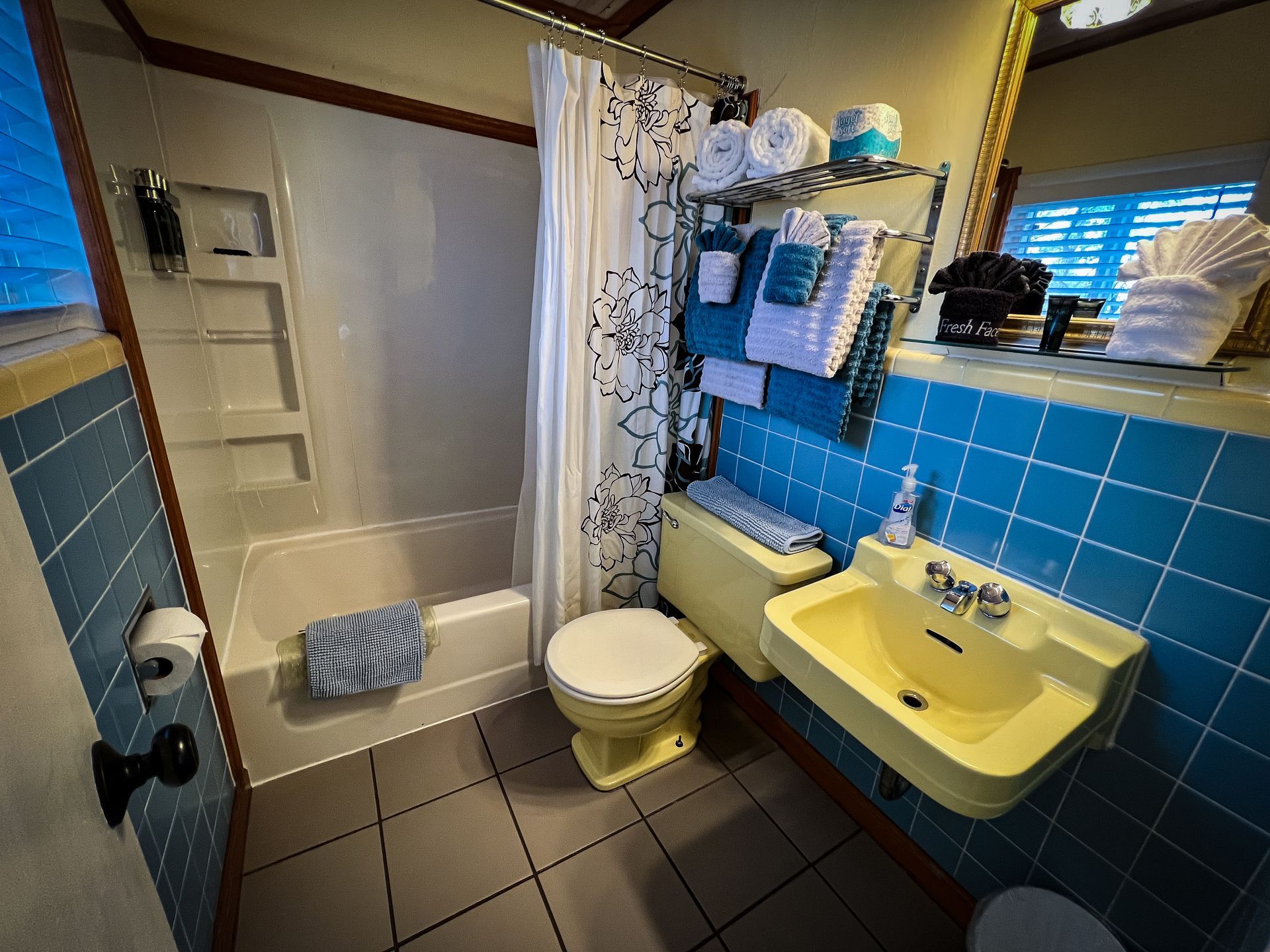 Bathroom of #1 Basecamp Cottage