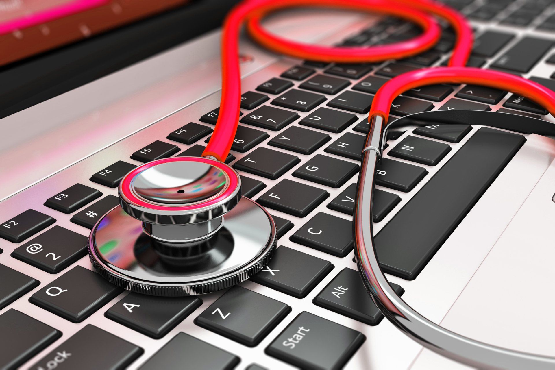 Stethoscope and Laptop | West Monroe, LA | A+ Computer Specialists
