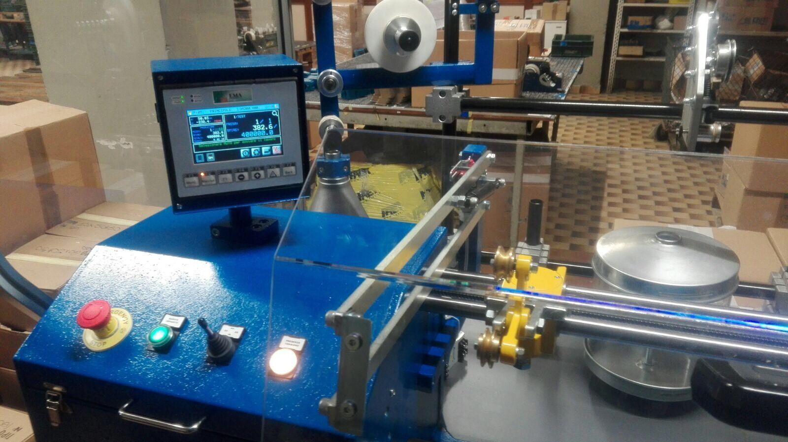 Interno della struttura produttiva di P.D. Elettronica