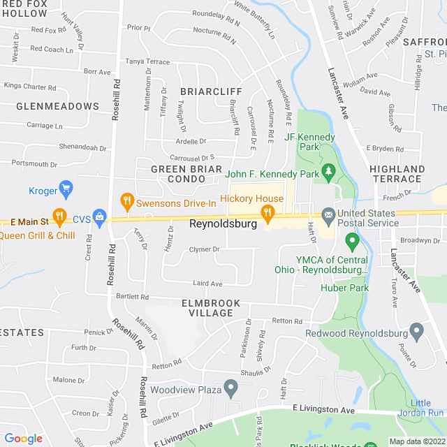 Map of business location