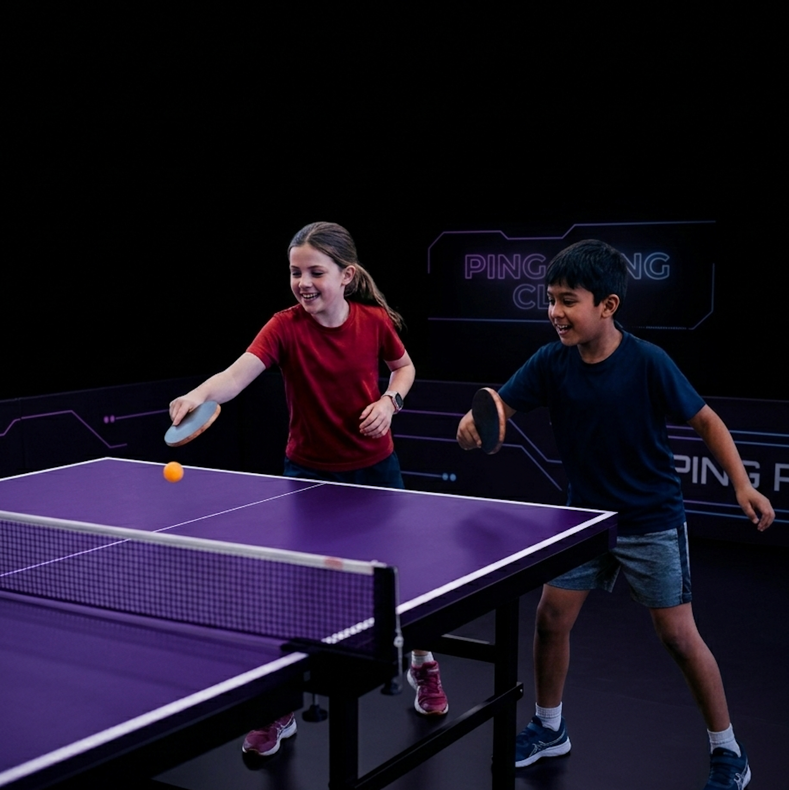 Table tennis activity at Funfinity Summer Camp Frisco TX Plano TX