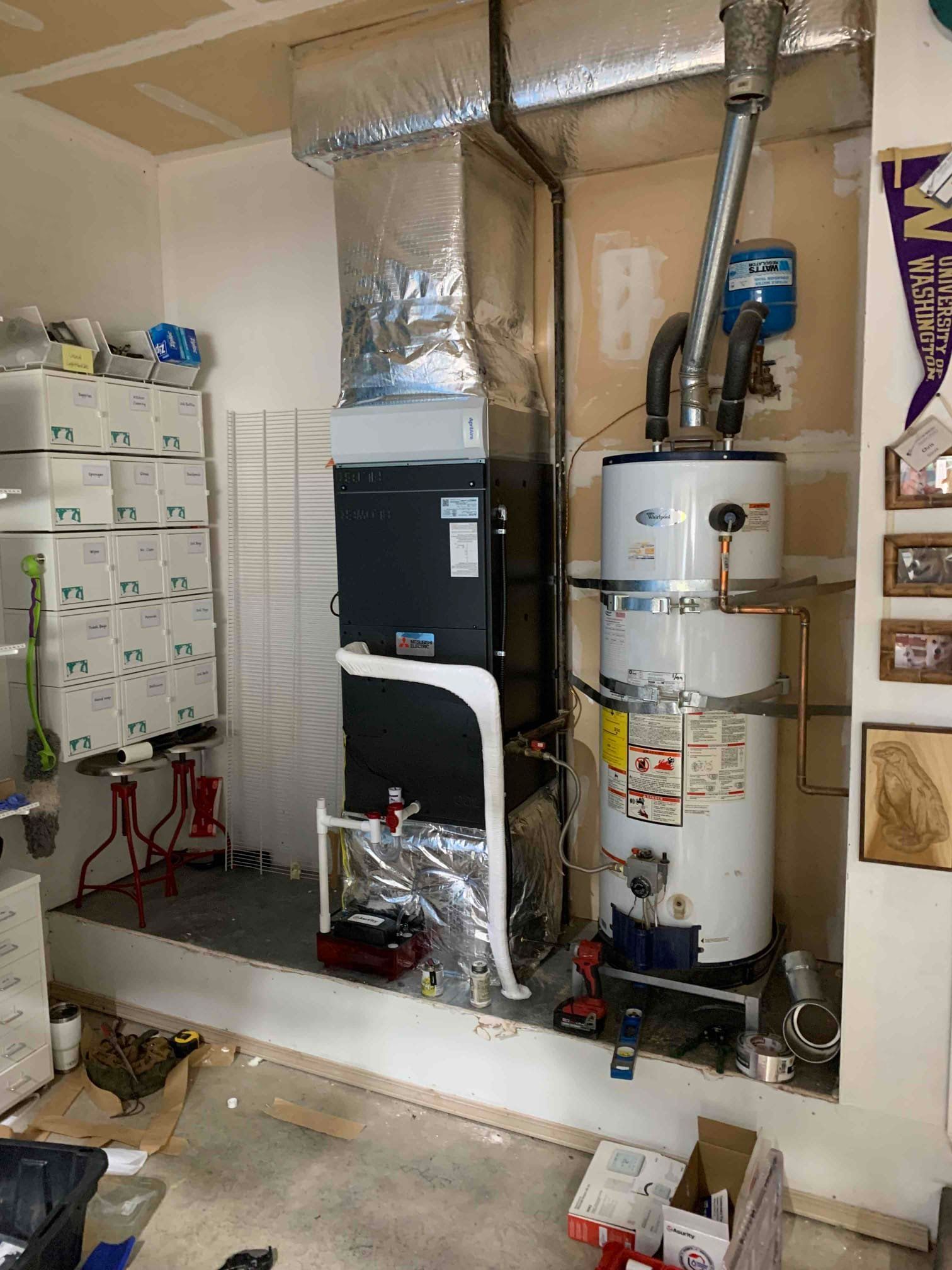 High-efficiency heat pump install Everett