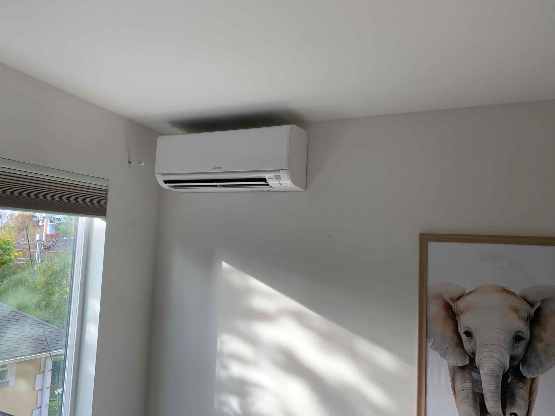 Energy-efficient ductless mini-split system installation service
