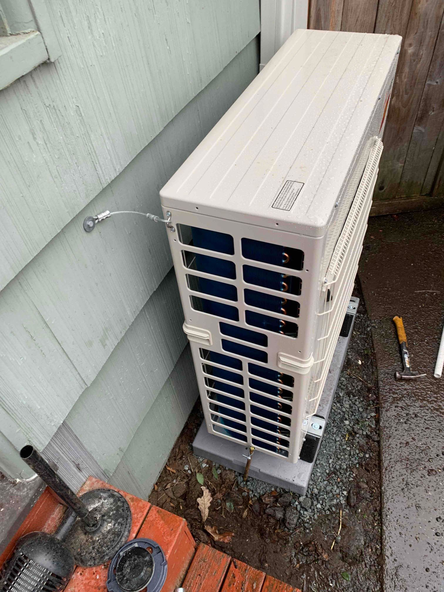 Mini-split system diagnosis by certified technician