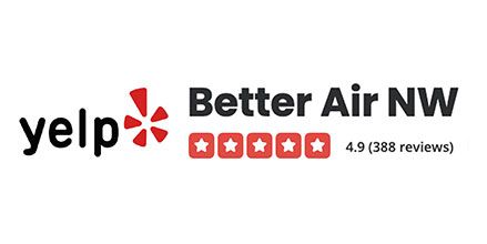 Yelp review for Better Air NW HVAC services