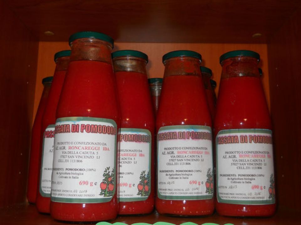 Vendita salsa di pomodoro
