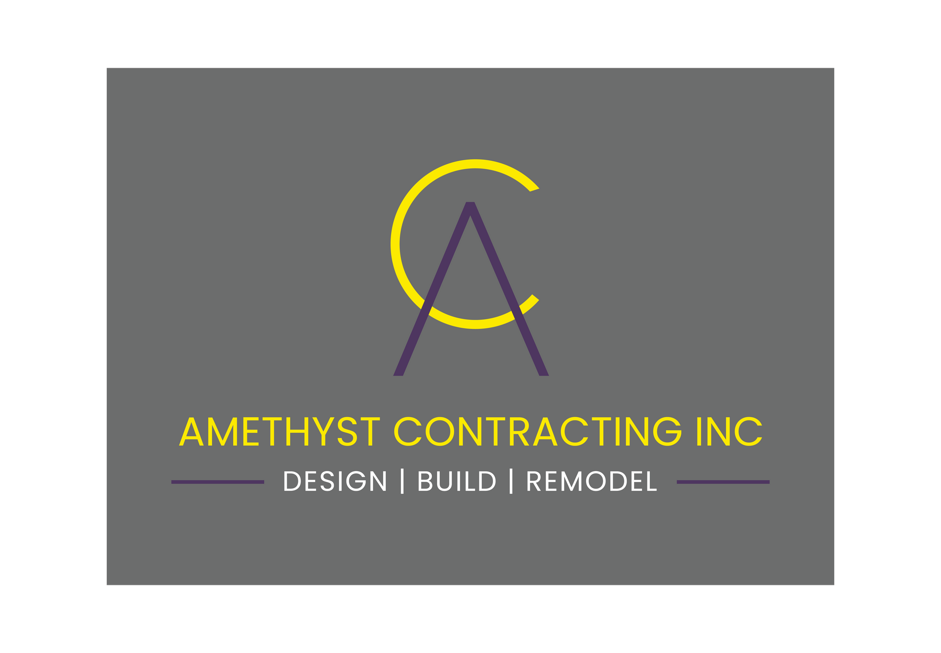 AMETHYST CONTRACTING INC. AMETHYST CONTRACTING INC.