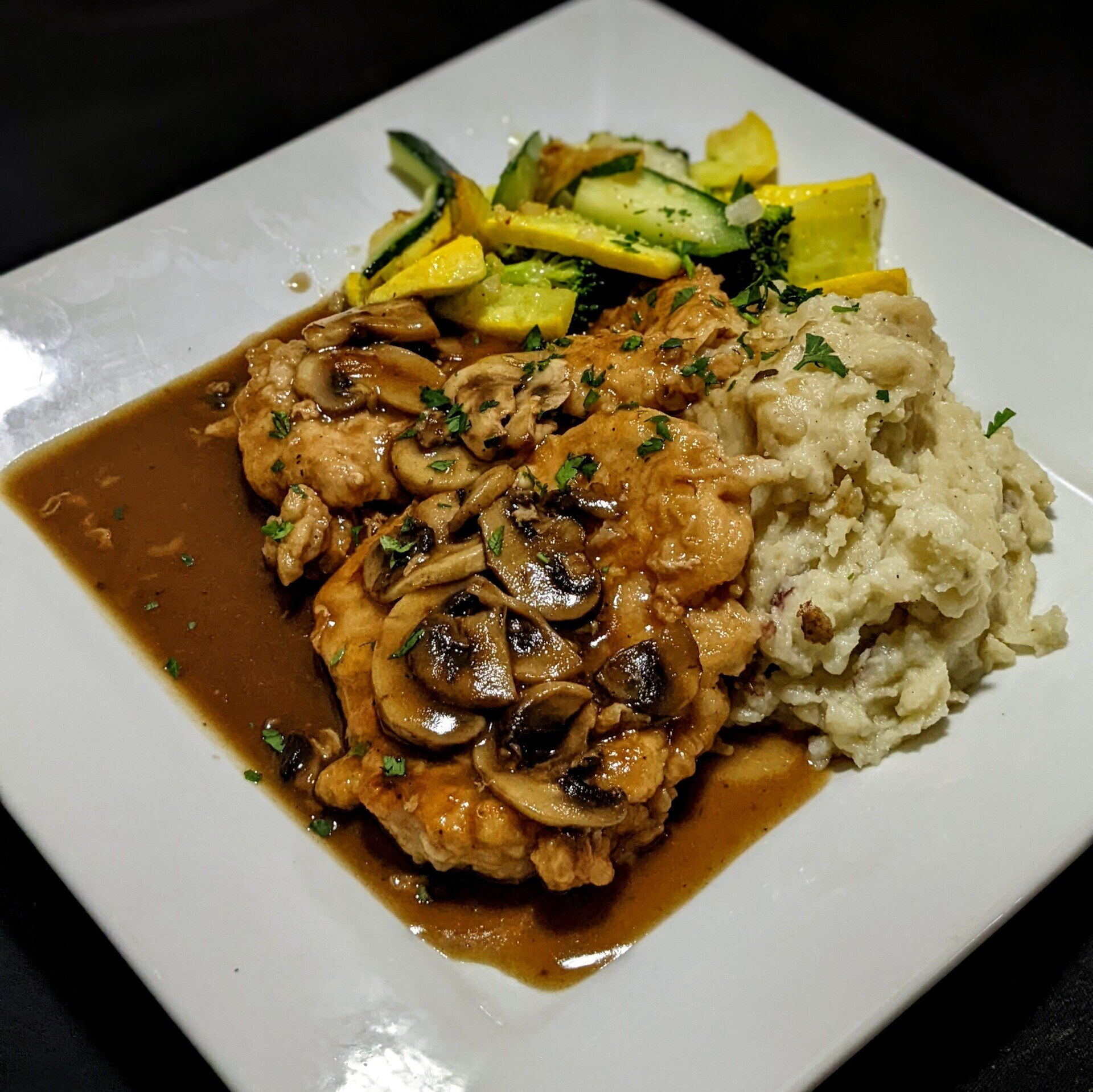Chicken Marsala at Marcos in Simsbury CT