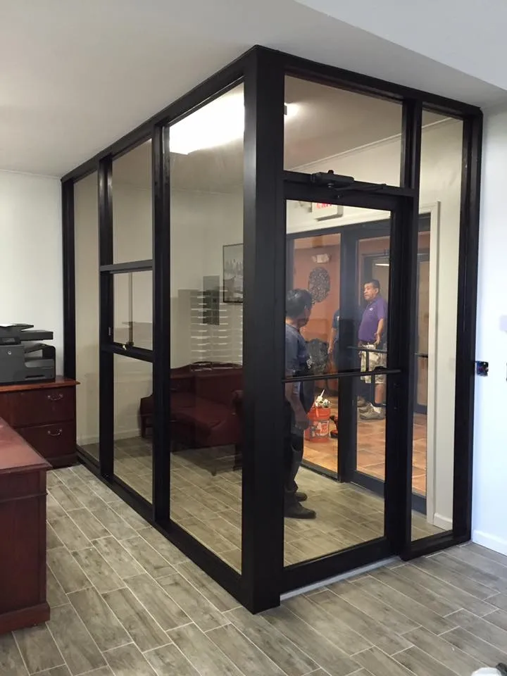 Commercial glass, Arsenal Glass, Linden, NJ.