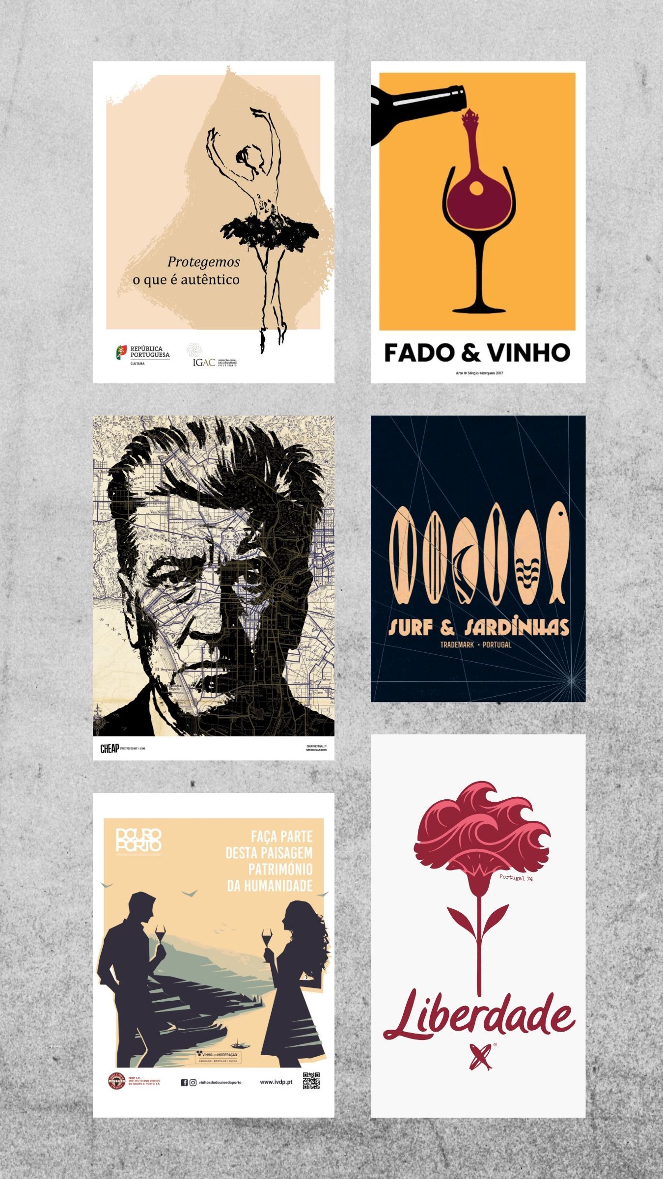 Posters designed by Sérgio Marques