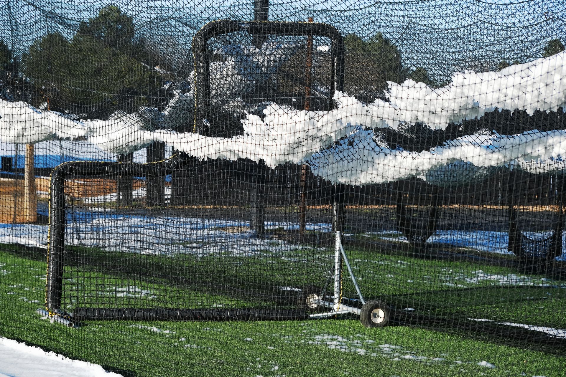 batting cage maintenance