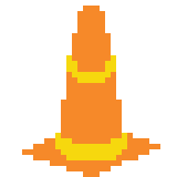 traffic cone game sprite