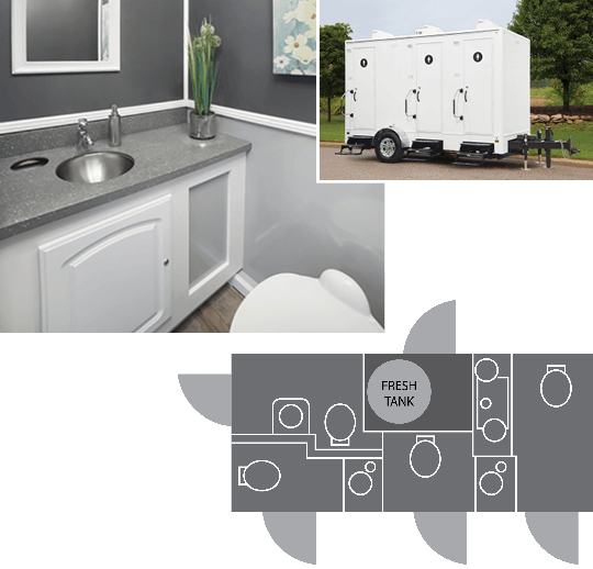 Luxury Portable Restroom | Lake Orion, MI | Turner Sanitation Luxury Portable Restroom | Lake Orion, MI | Turner Sanitation