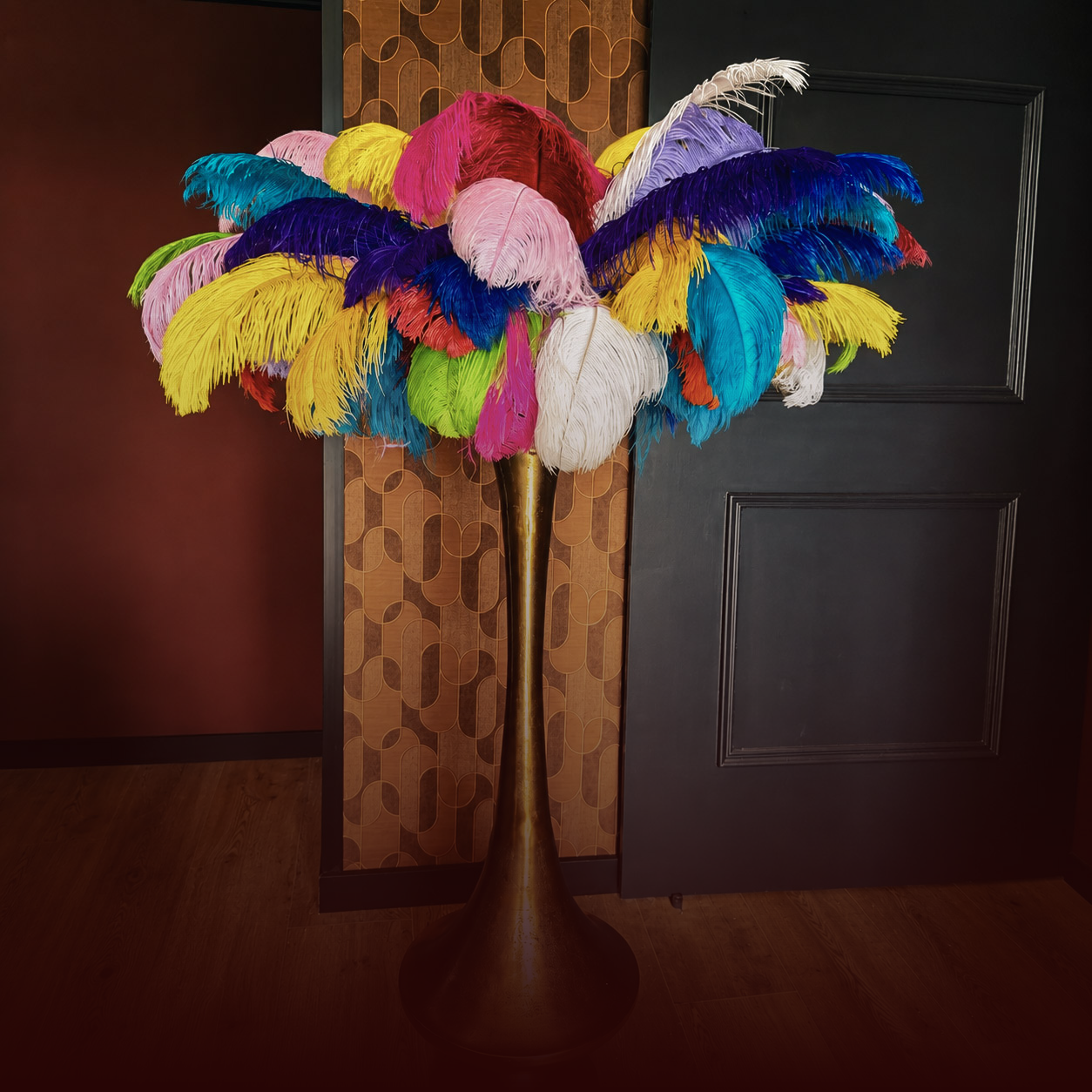 Luxe struisvogelveren - Div. kleuren