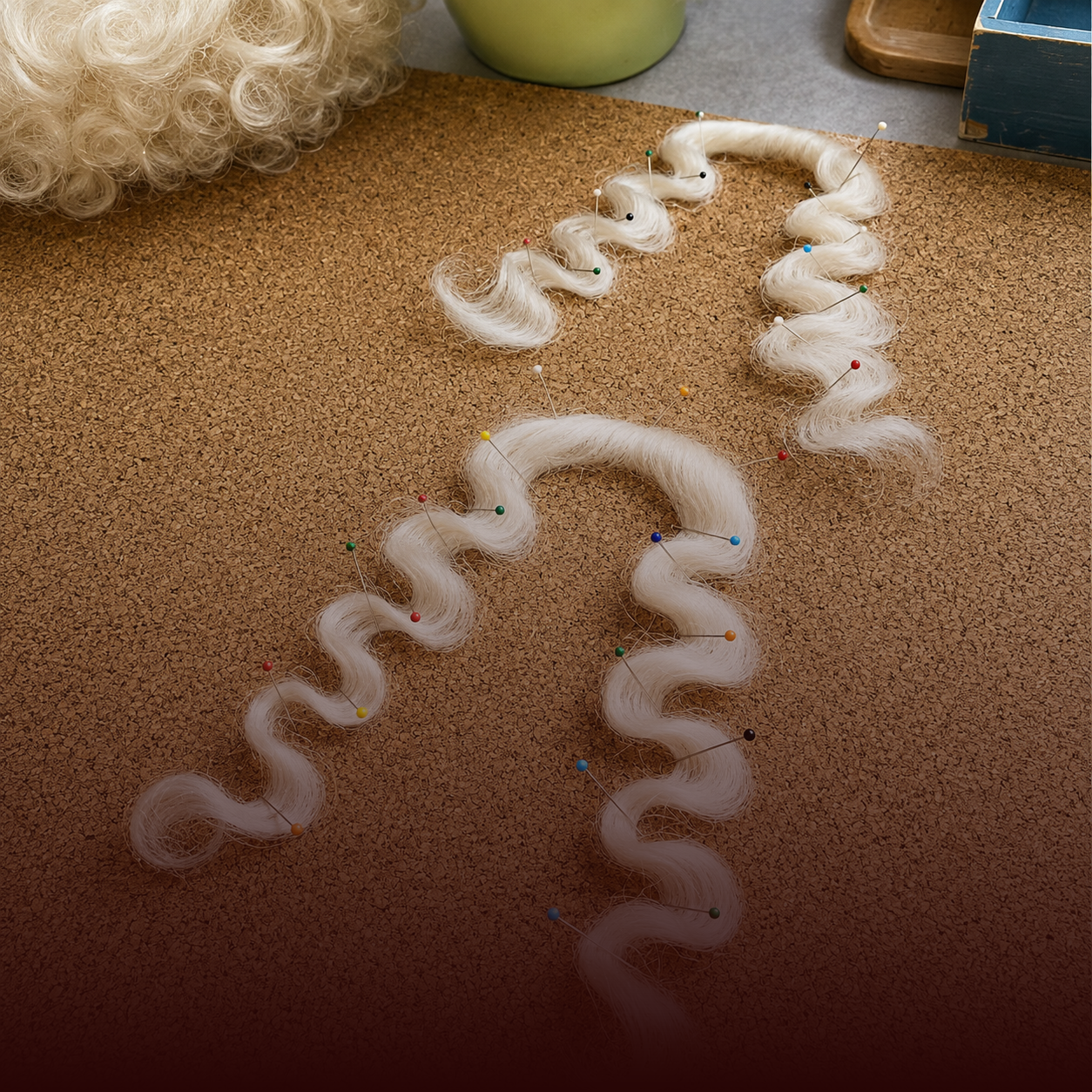 geonduleerde sinterklaas baard