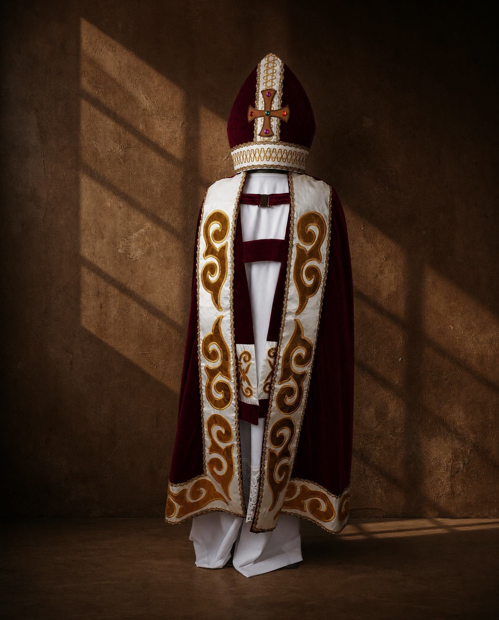 geonduleerde sinterklaas baard