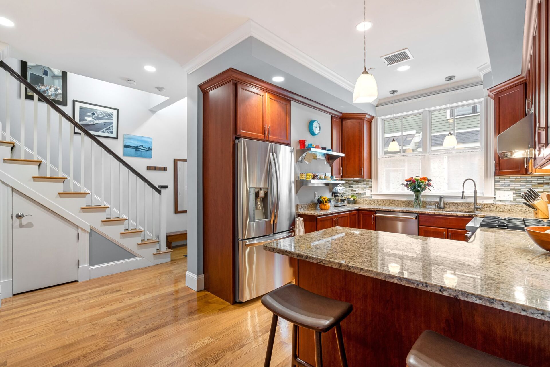 221 Beacon Street #7 kitchen interior photo