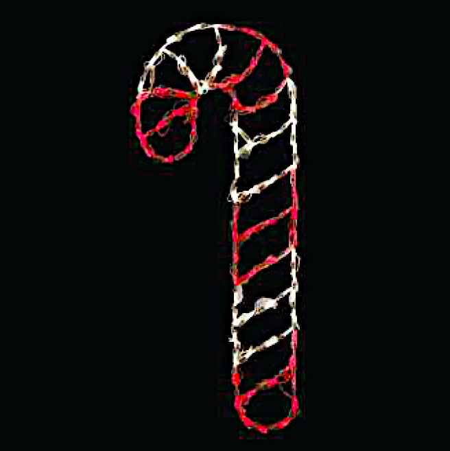 LED 2D Wired Frame Candy Cane - Hanover, PA LED 2D Wired Frame Candy Cane - Hanover, PA