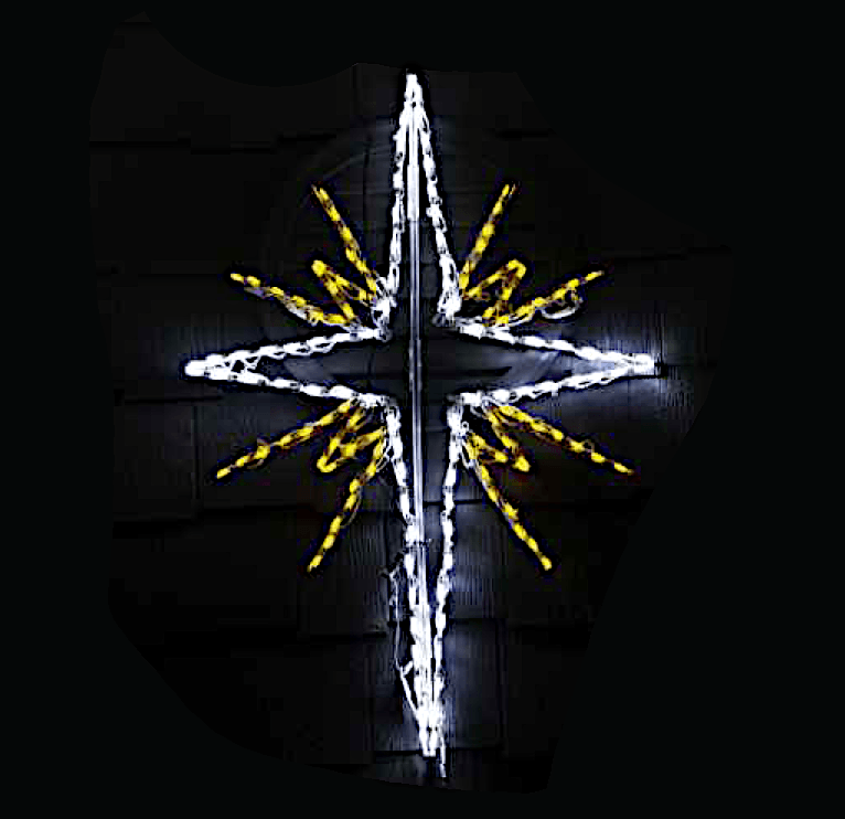 LED 2D Wire Frame Moravian Star - Hanover, PA LED 2D Wire Frame Moravian Star - Hanover, PA