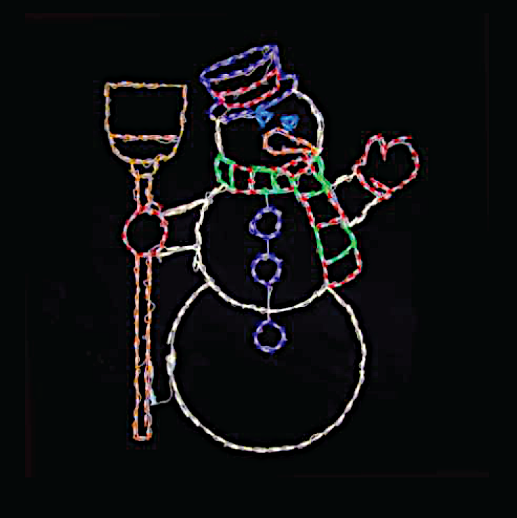 LED 2D Wired Snowman - Hanover, PA LED 2D Wired Snowman - Hanover, PA