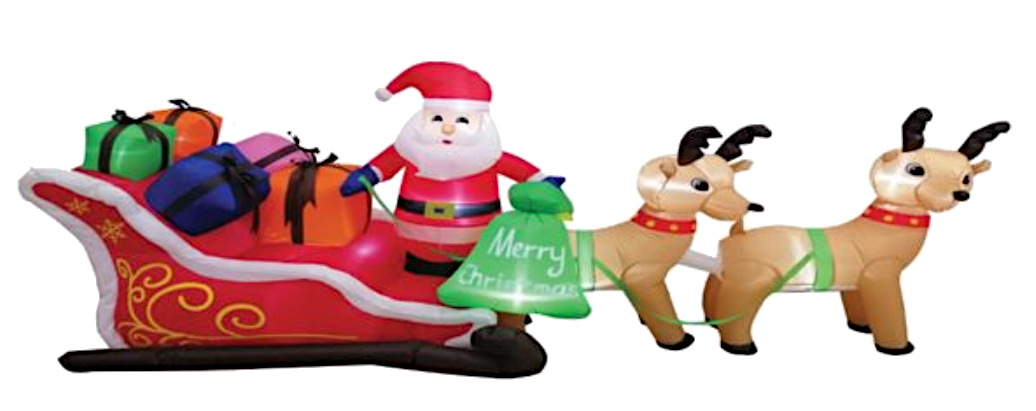 Santa Sleight Inflatable - Hanover, PA