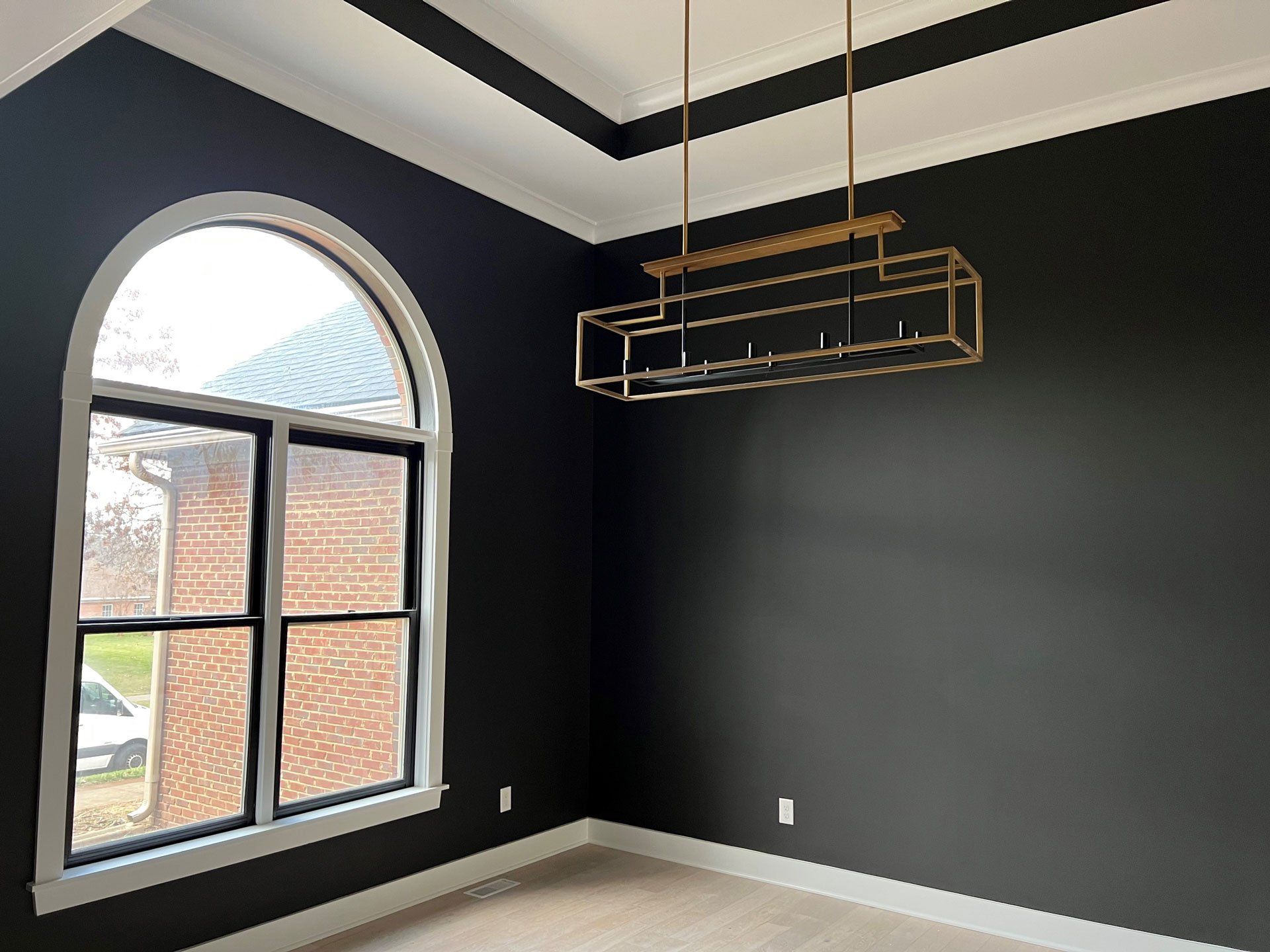 Black And White Interior Painting — Lexington, KY — Hardin Painting Company