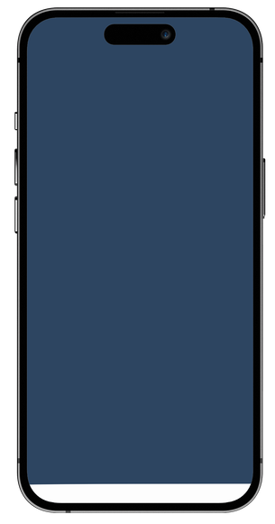 A drawing of a cell phone with a blue screen.