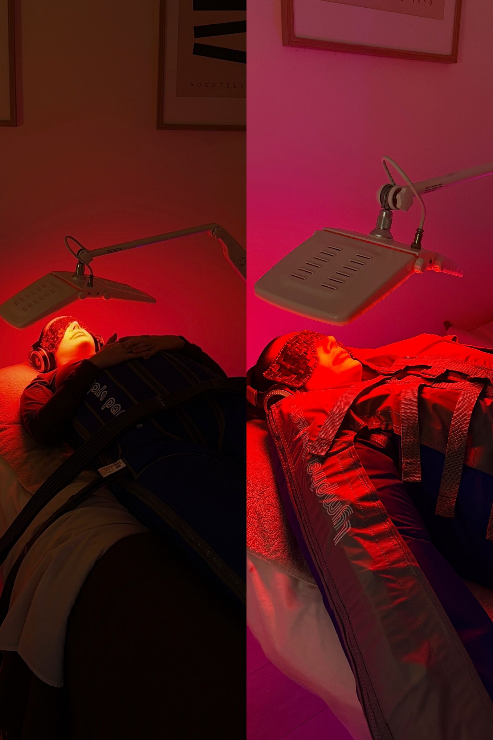 lymphatic drainage massage being performed in Wollongong