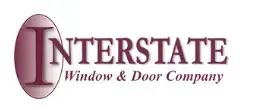 The logo for interstate window and door company.