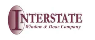 A logo for interstate window and door company