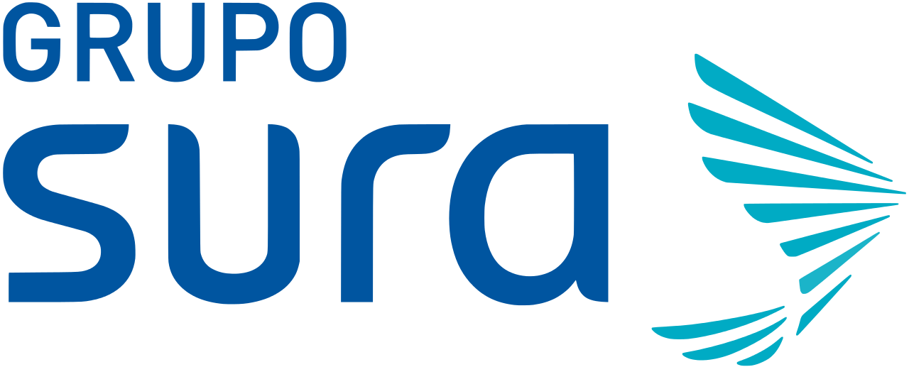 Logotipo de Grupo Sura. Texto 