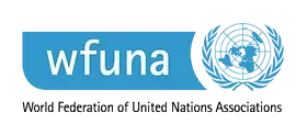 Logotipo de wfuna: rectángulo redondeado azul con texto 