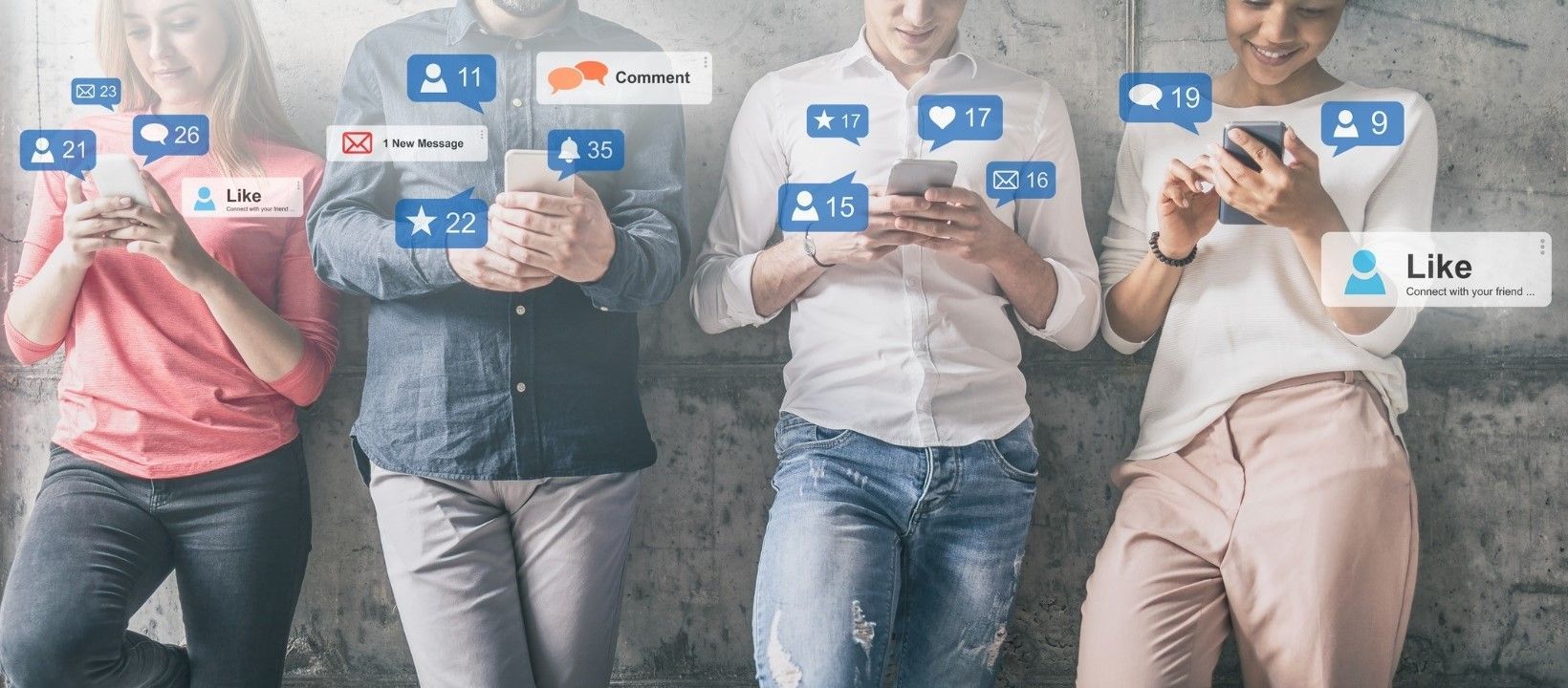 People sharing personal information on social media platforms