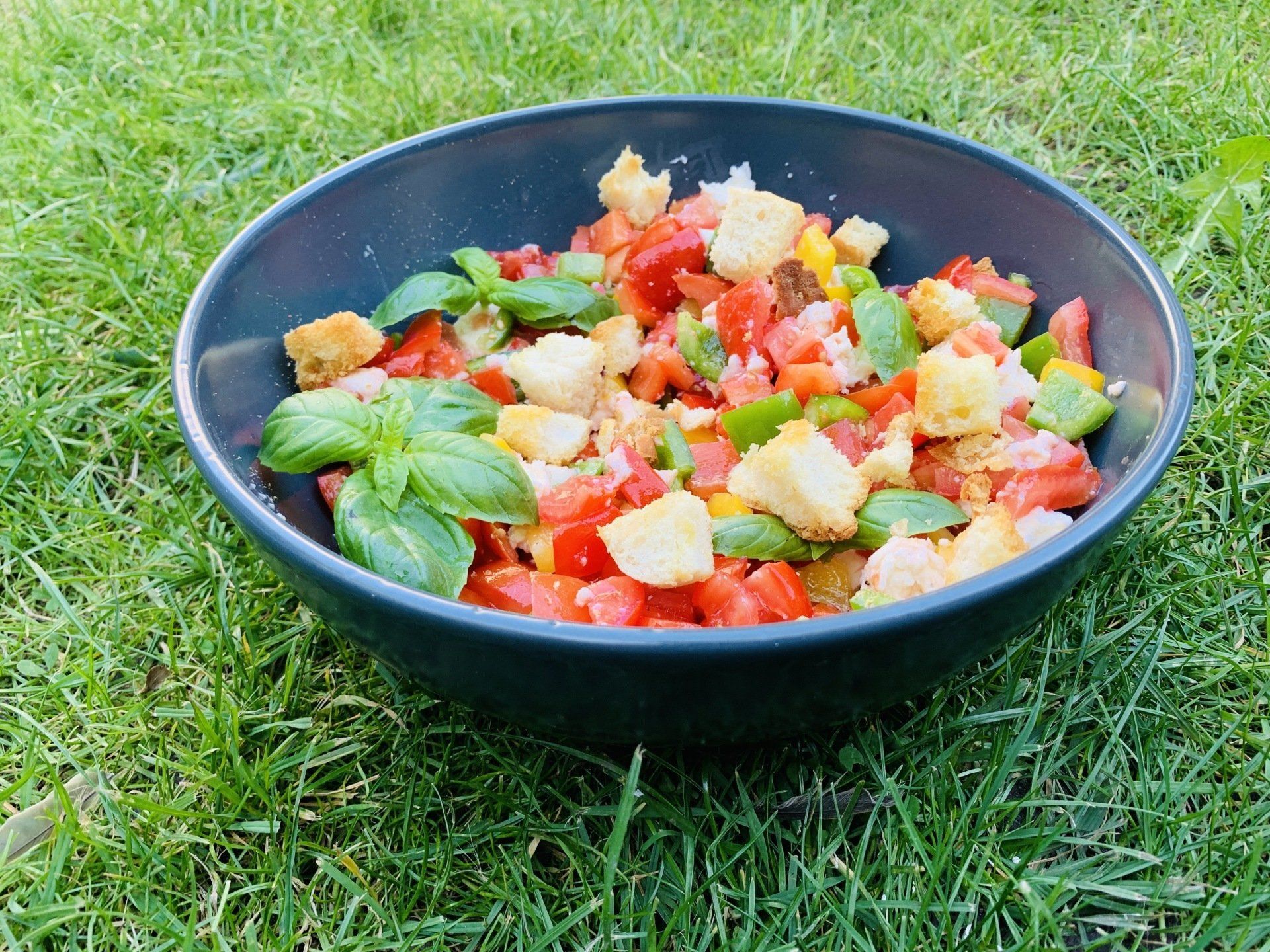 Recept; Panzanella (Italiaanse broodsalade)