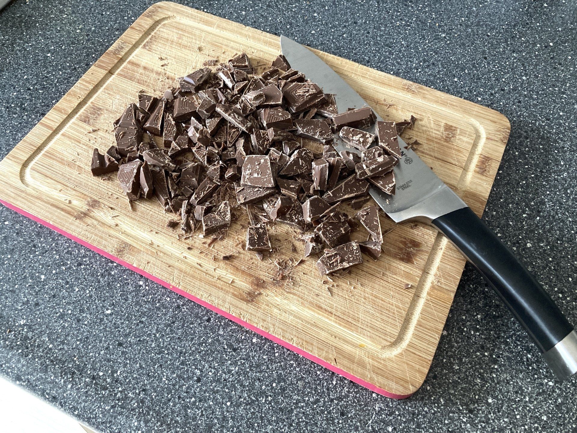 gesneden chocolade s'mores uit de oven recept