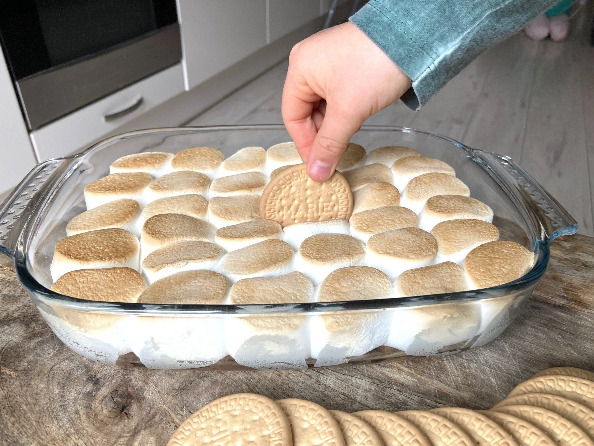 s'mores uit de oven