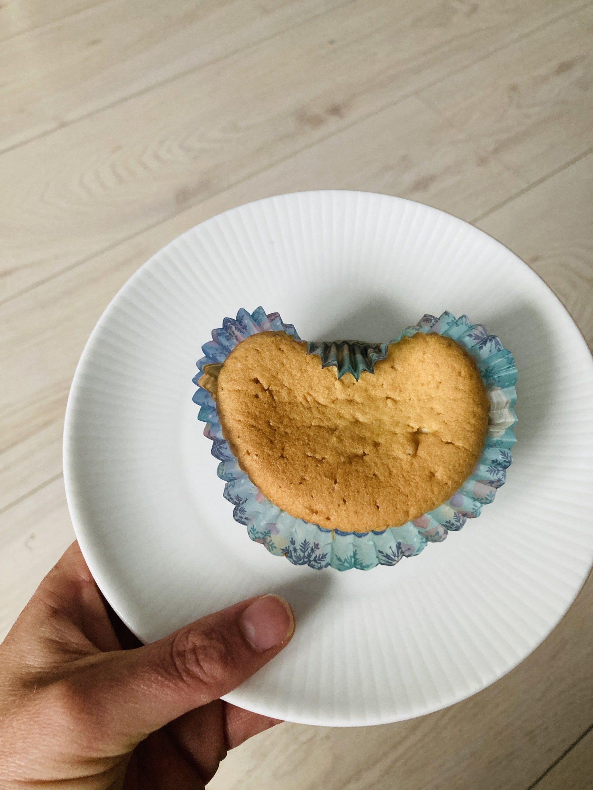 Cupcake hartjes
